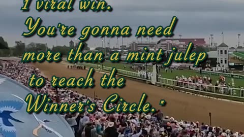 Could you outpace an 80-1 horse and go viral? Let's talk numbers.