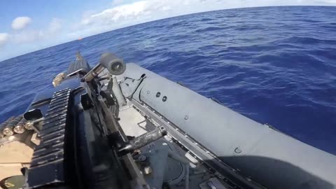 The U.S. Southern Command released footage of Marines from the 22nd Marine Expeditionary