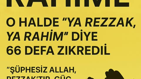 "Rahime İsminin Sırrı: Rızkı Açan Zikir ve Ayet!"