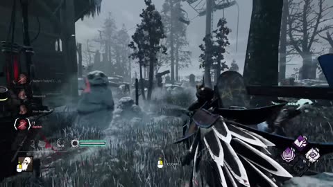 DbD - Wraith, mid-MMR, Ormond. Kinda casual game with an attention-seeking Twitch. Let last one go.