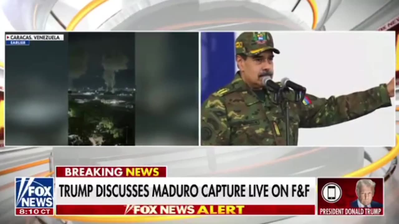 MADURO HAS BEEN CAPTURED