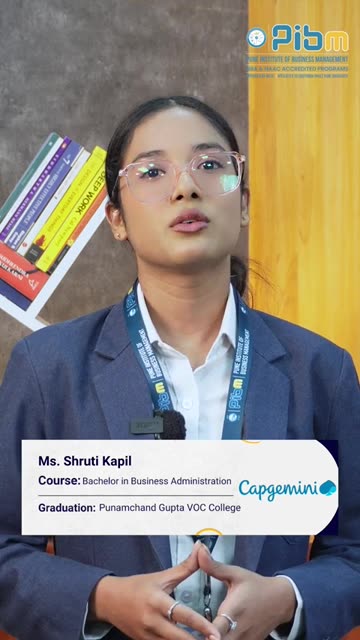 PIBM to Capgemini | MBA & PGDM | Shruti Kapil Batch 2024–26