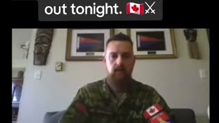 Canadian Army Major Stephen Chledowski breaks ranks and speaks out. November 4, 2023
