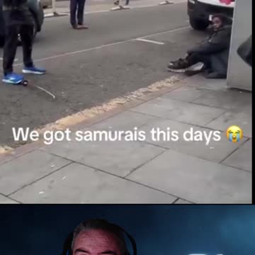 Leicester, a youth had a samurai sword