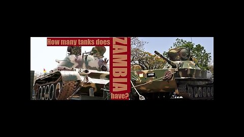 How many tanks did Zambia have in 2020?