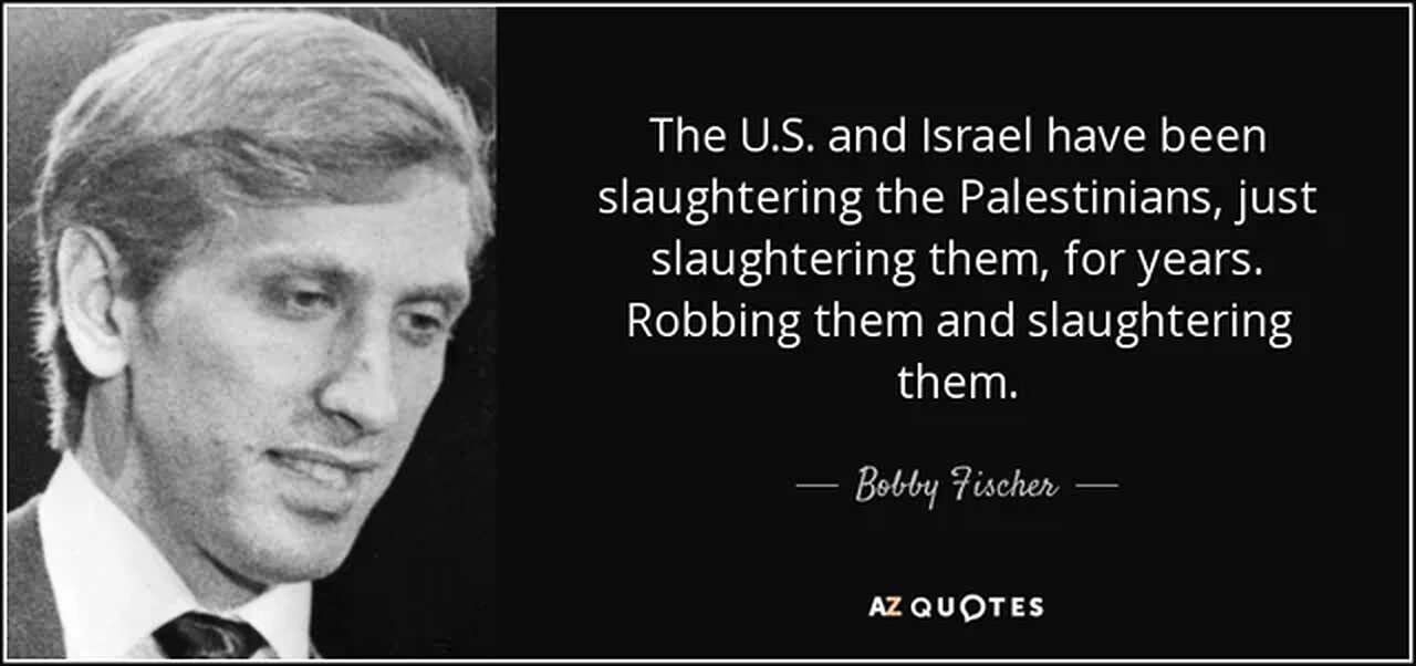 Bobby Fischer on Jews [Flokossama]