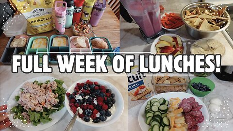 WEEK OF LUNCHES! | 7 MEAL IDEAS FOR A LARGE FAMILY