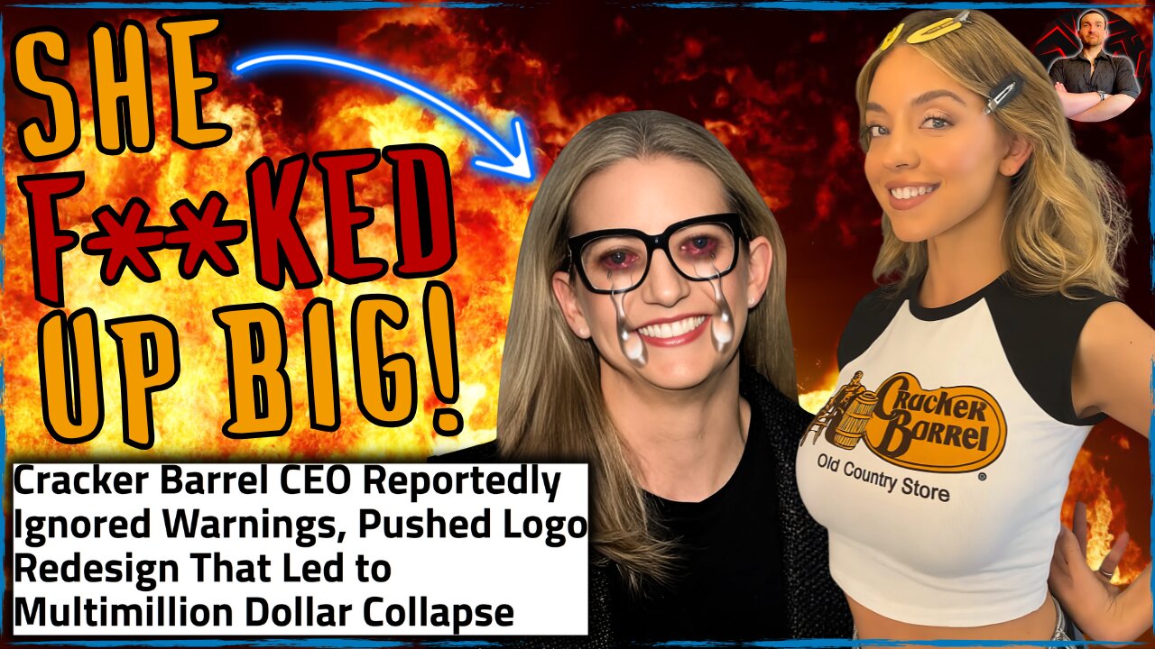 Cracker Barrel CEO EXPOSED For Wasting MILLIONS on WOKE Rebrand & DEI!