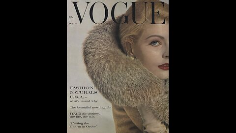 Vogue Magazine October 1960 ASMR #chill #relax