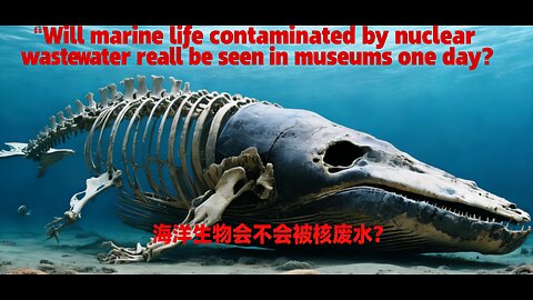 Will marine life contaminated by nuclear wastewater really only be seen in museums one day?海洋生物会不会被核废水消亡？