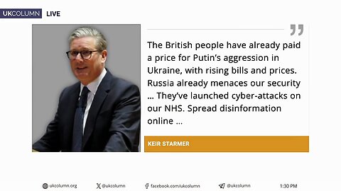 Pivot Pressure: US Wants UK Focus on Europe as PM Blames Russia for Rising Costs and Cyber Attacks