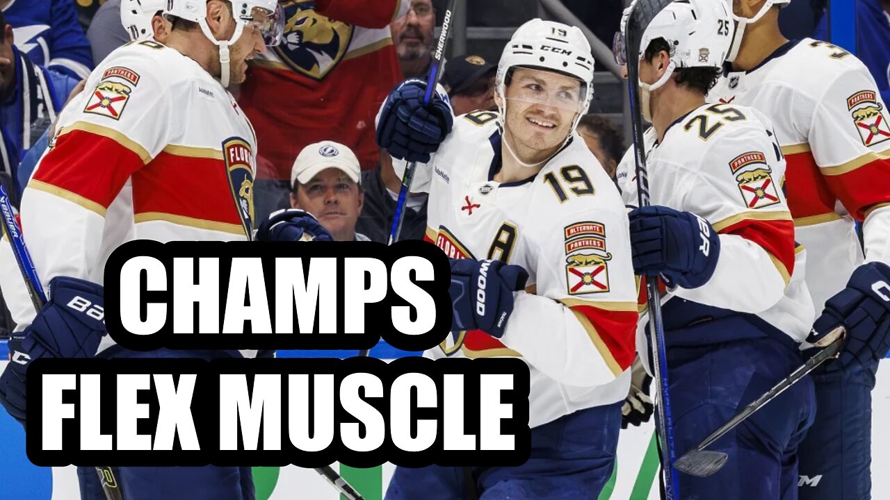 Panthers Flex Muscle ad the WILD NHL Playoffs! | Islanders Begin Post-Lou Era!