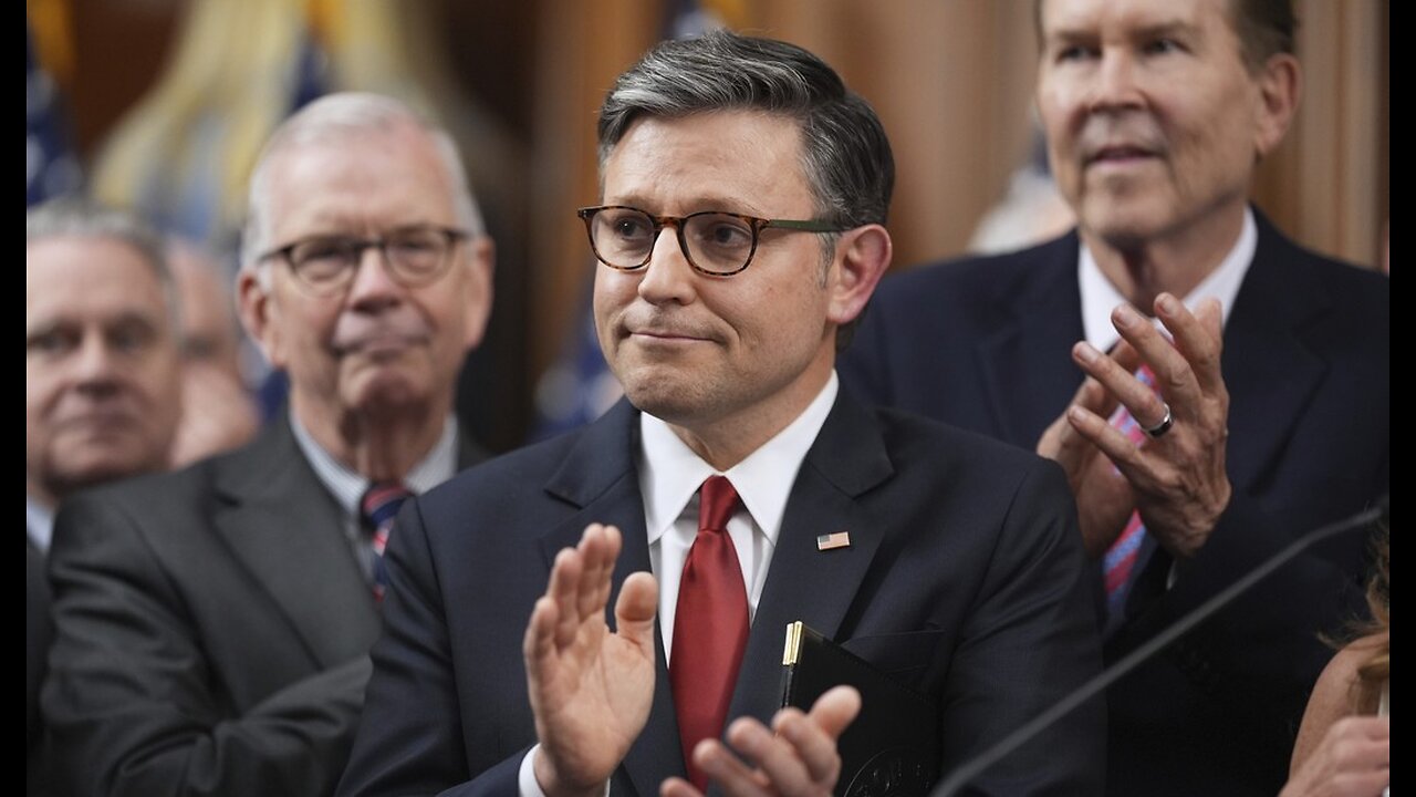 In Speech for the Ages, Speaker Mike Johnson Takes a Well-Deserved Victory Lap Ahead