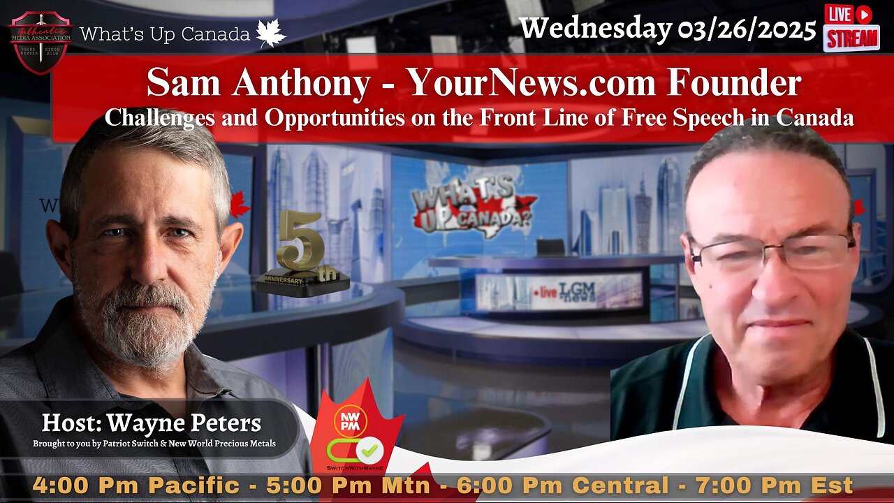Sam Anthony - Challenges and Opportunities on the Front Line of Free Speech in Canada