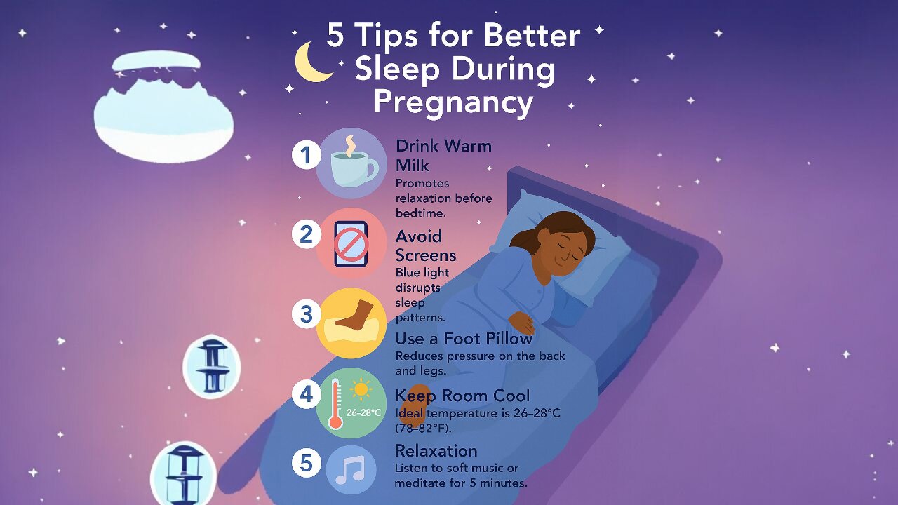 5 Tips for Better Sleep During Pregnancy
