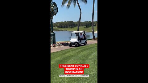 President Trump at Trump International Golf Club, Palm Beach