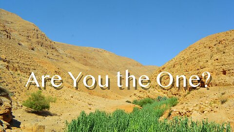 Are You the One? - Matthew 11:2-11 - 3rd Sunday in Advent - December 14, 2025