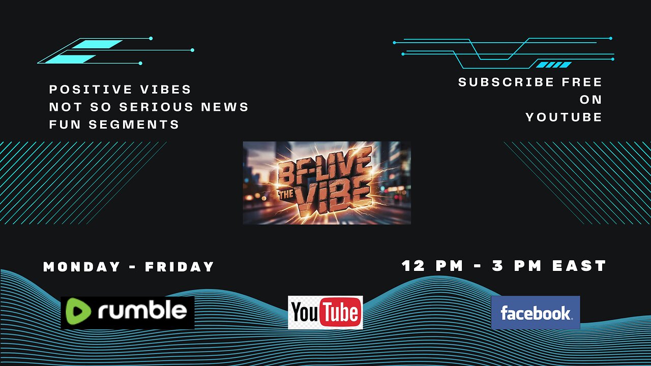 BF Live "The Vibe" 339, Friday...7/11/25... 12 pm - 3 pm ...ish EAST