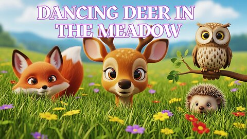 Dancing Deer in the Meadow | Piggy & Friends Nature Song