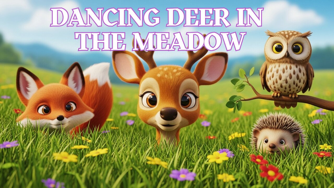 Dancing Deer in the Meadow | Piggy & Friends Nature Song