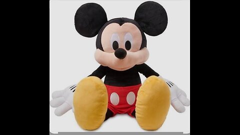 Genny, Conor and Mickey Mouse. February 1998