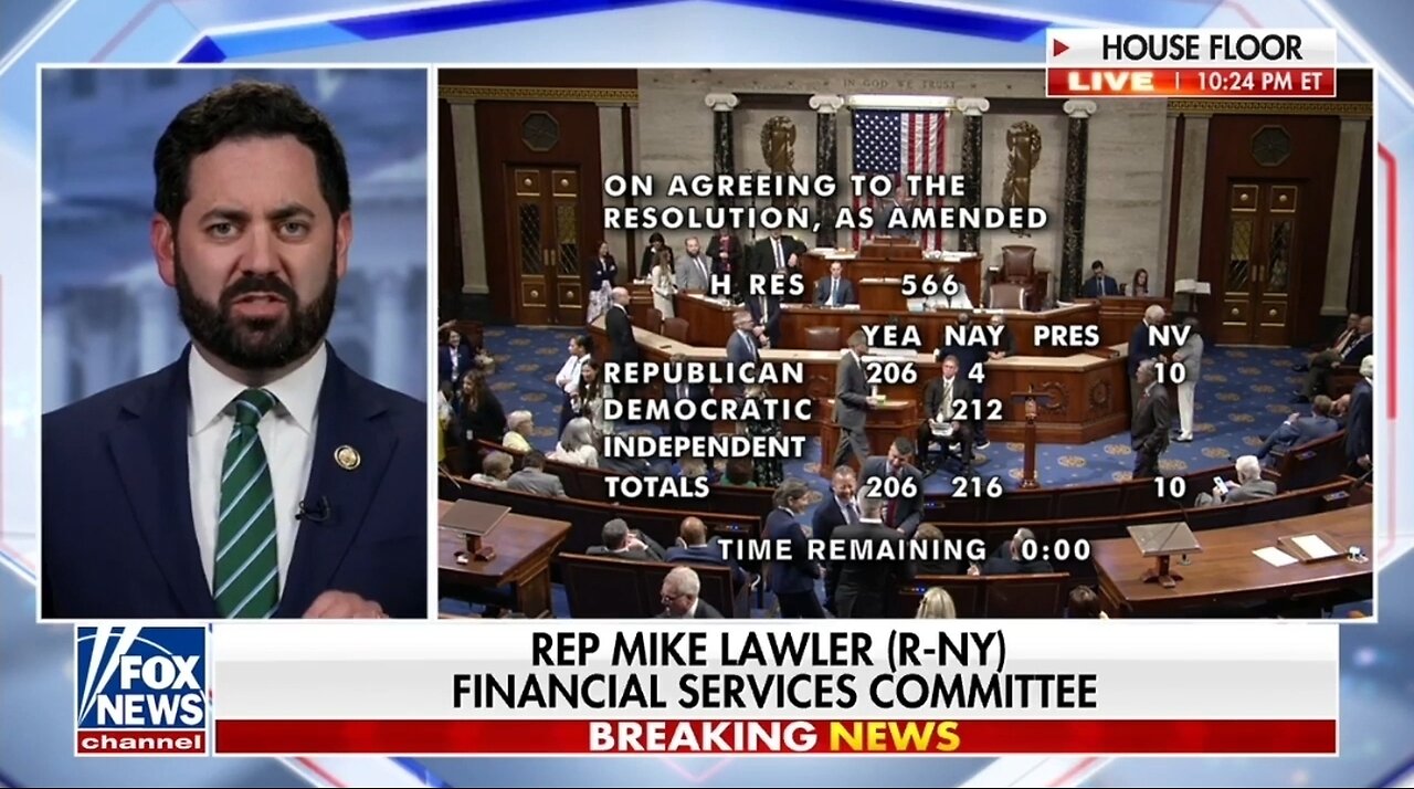 Rep Mike Lawler: Dems Are Voting For The Largest Tax Increase In American History