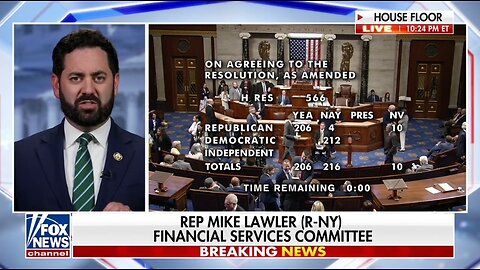 Rep Mike Lawler: Dems Are Voting For The Largest Tax Increase In American History