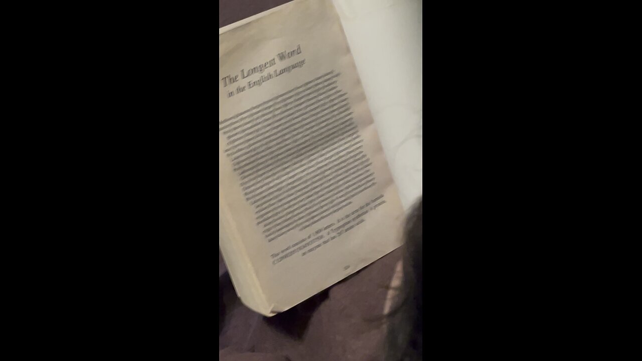 The longest word in the world