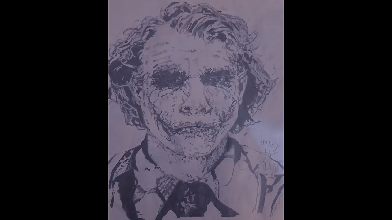 The joker drawing
