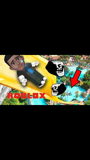 The Highest Ever Waterslide Obby on Roblox is THE Waterslide of HELL!