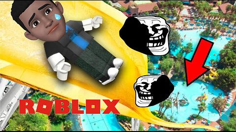 The Highest Ever Waterslide Obby on Roblox is THE Waterslide of HELL!