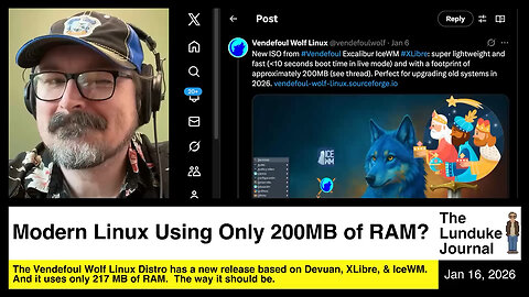 Modern Linux Using Only 200MB of RAM?