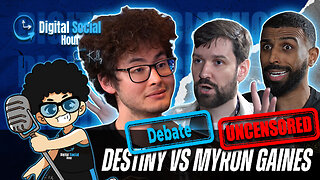 Destiny vs Myron Gaines: EXPLOSIVE Debate on Israel-Palestine