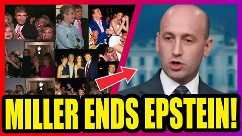 SCREAMING Miller MELTDOWN On Air As Epstein Bombshell OBLITERATES Trump!