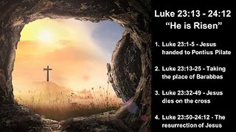 Luke 23:13 - 24:12 “He is Risen” - Calvary Chapel Fergus Falls