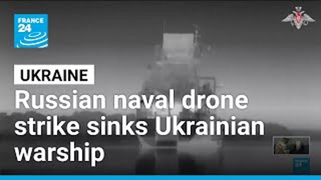 Ukrainian Warship Sunk By Drone