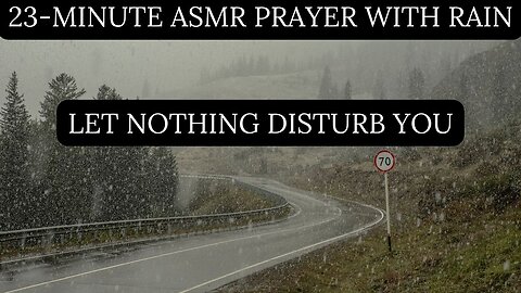 ASMR St. Teresa of Avila Prayer 🌧️ 'Let Nothing Disturb You' 23 Min GUIDED Meditation + Rain Sounds
