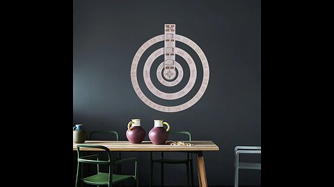 Wooden Hanging Round Spin Perpetual Calendar, for Home & Decor