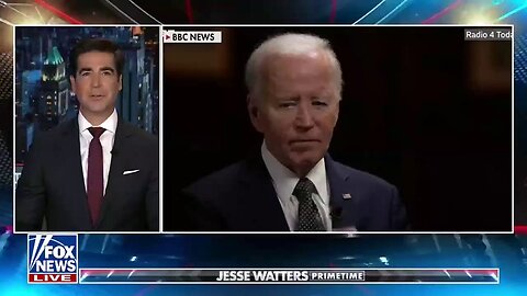 Maybe it was just a ghost, but we're pretty sure we saw Joe Biden on the BBC.