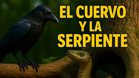 El Cuervo y la Serpiente | Historia de Venganza Inteligente | Fábula Animada