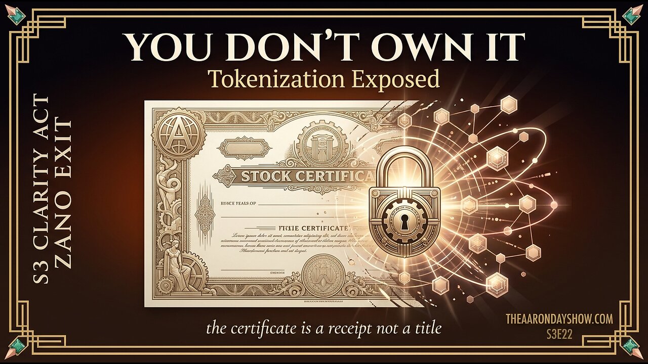 S3E22: You Don't Own Your Stocks. The Tokenization Trap Is Here.