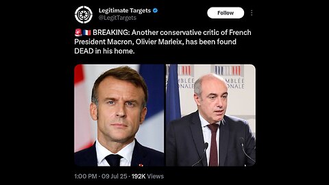 French calling out macron silenced