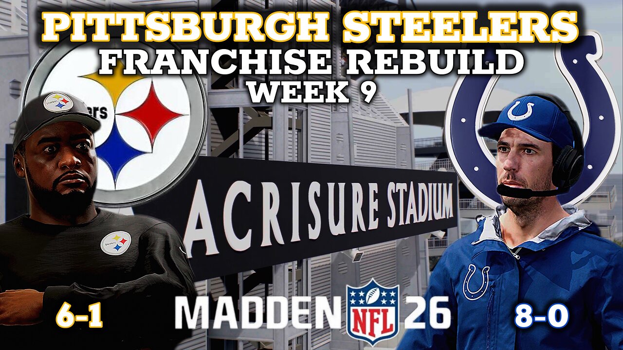 POSSIBLE UPSET ALERT IN MADDEN 26 FRANCHISE MODE WEEK 9. WILL THE COLTS REMAIN UNBEATEN?