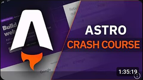🚀💫 Astro Crash Course: Build Ultra-Fast Websites in 2025! ⚡️🧠