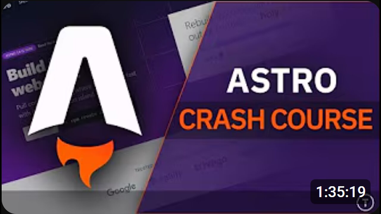 🚀💫 Astro Crash Course: Build Ultra-Fast Websites in 2025! ⚡️🧠