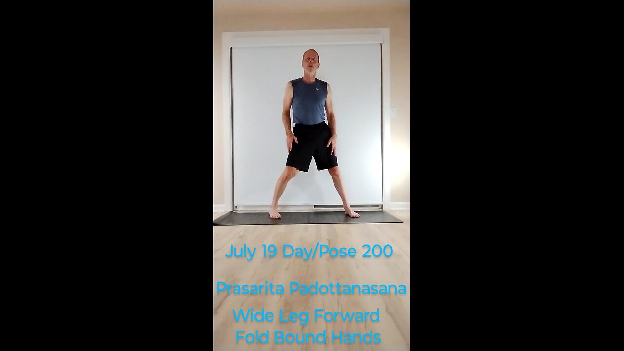 Prasarita Padottanasana / Wide Leg Forward Fold Bound Hands