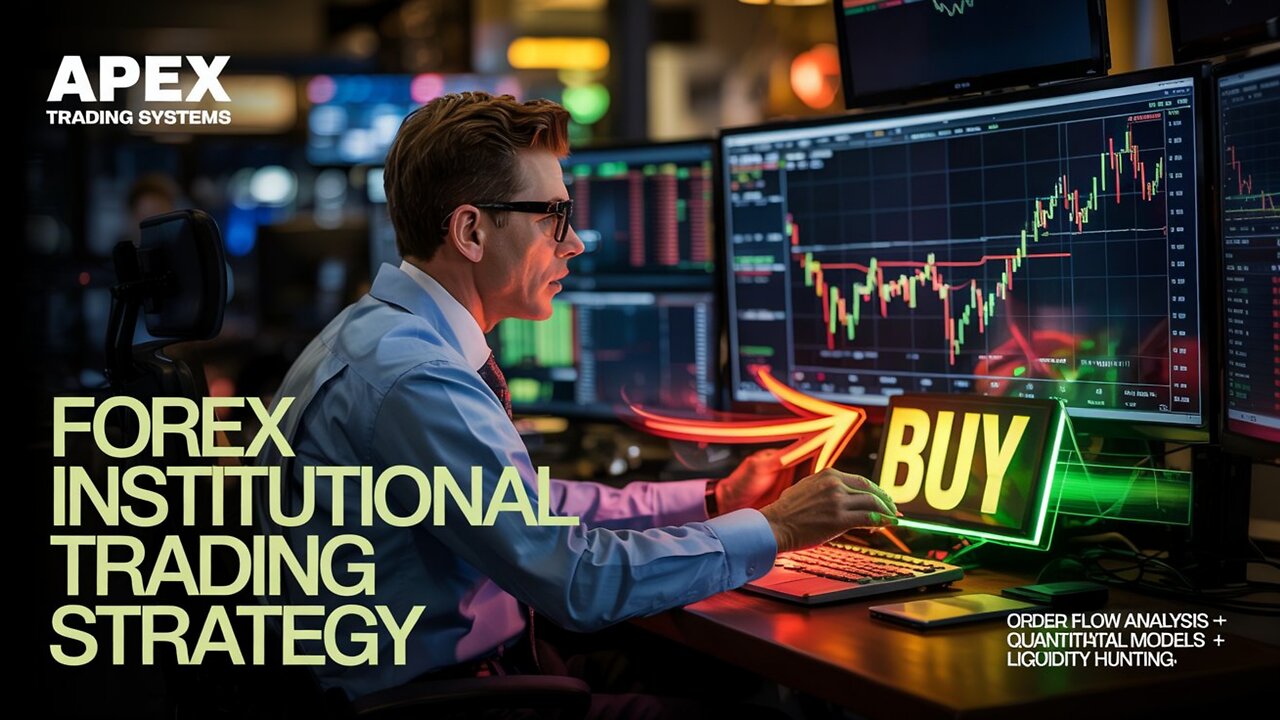 Forex Institutional Trading Strategy | Order Flow Analysis | Quantitative Models | Liquidity Hunting