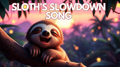 Sloth’s Slowdown Song - Fun Kids Song Lullaby