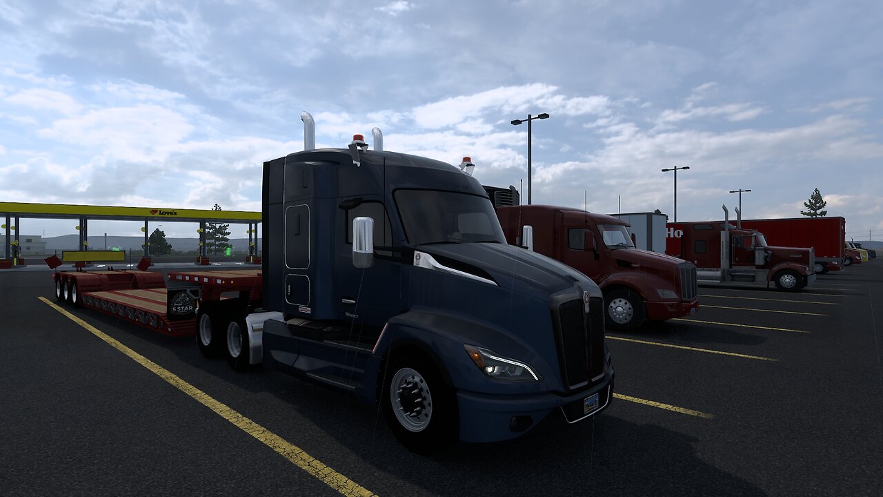 American Truck Simulator / Independence day runs online