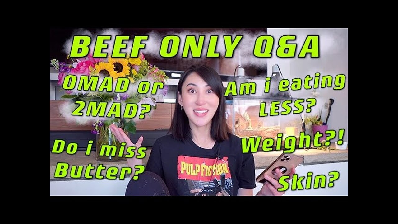 Carnivore Beef Only Q&A _ OMAD, Fasting, Skin, Hunger, Butter_
